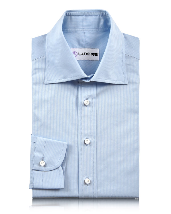 Blue Self Stripes 140/2