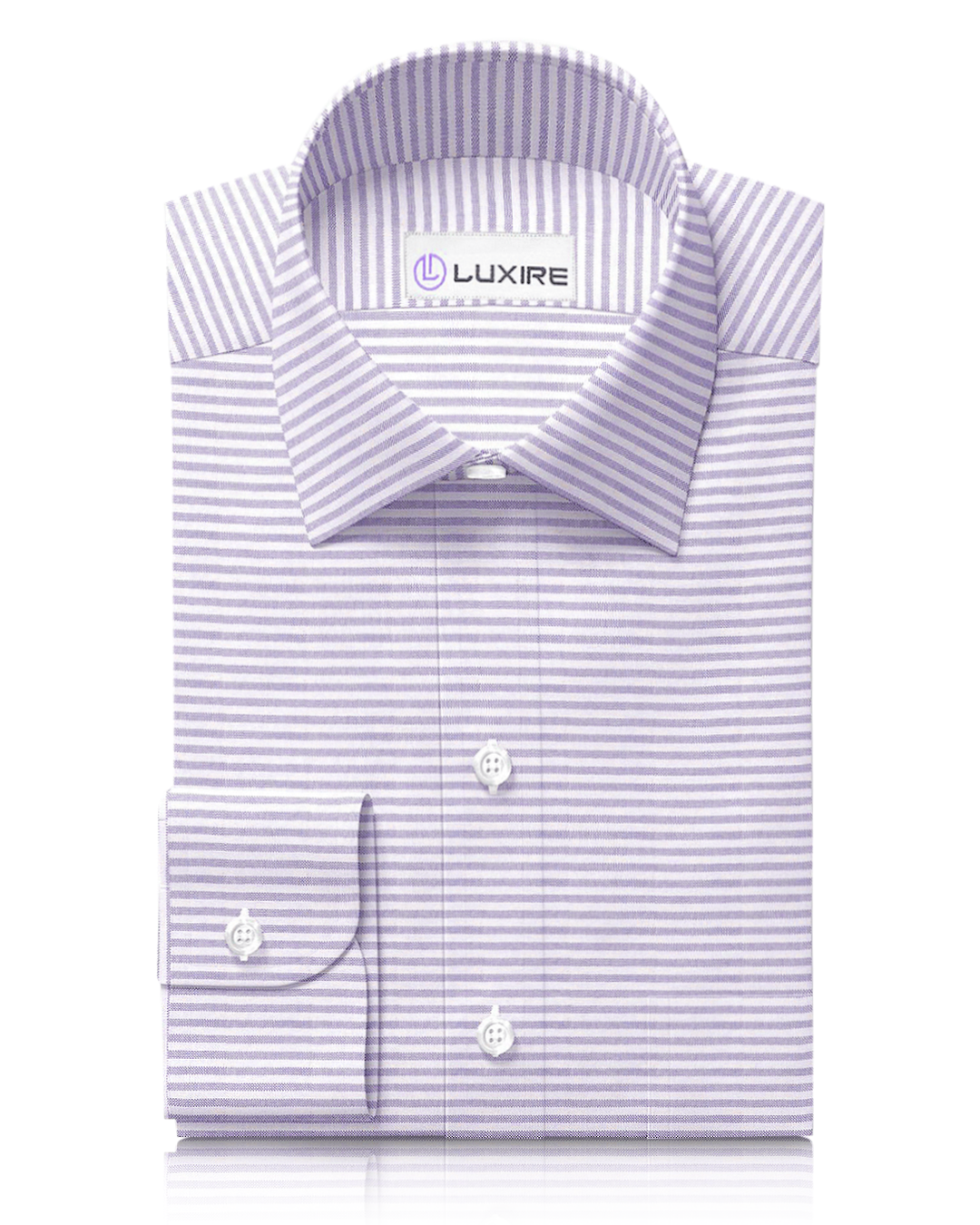 Purple Candy Stripes Oxford - 1