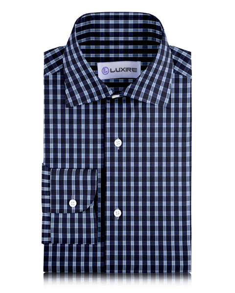 Blue Navy Tatersall