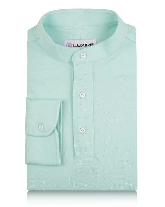 Mint Blue Polo T-shirt