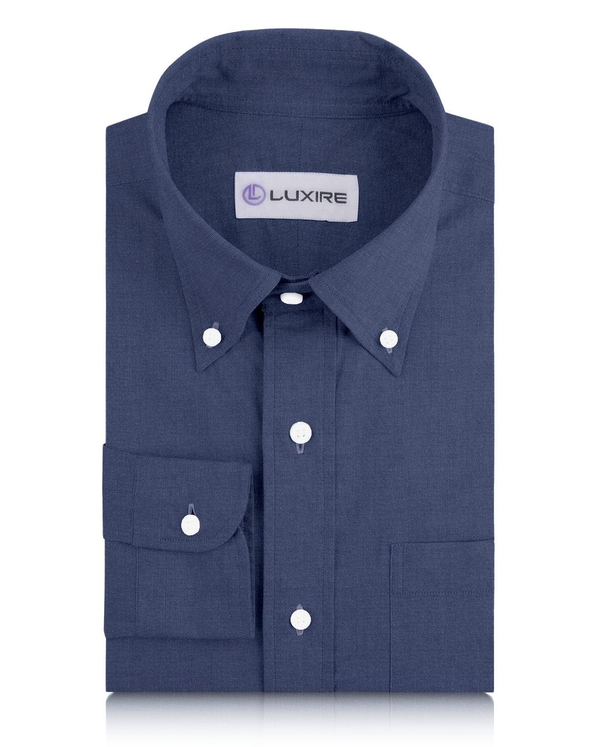 Indigo Linen Denim - 1