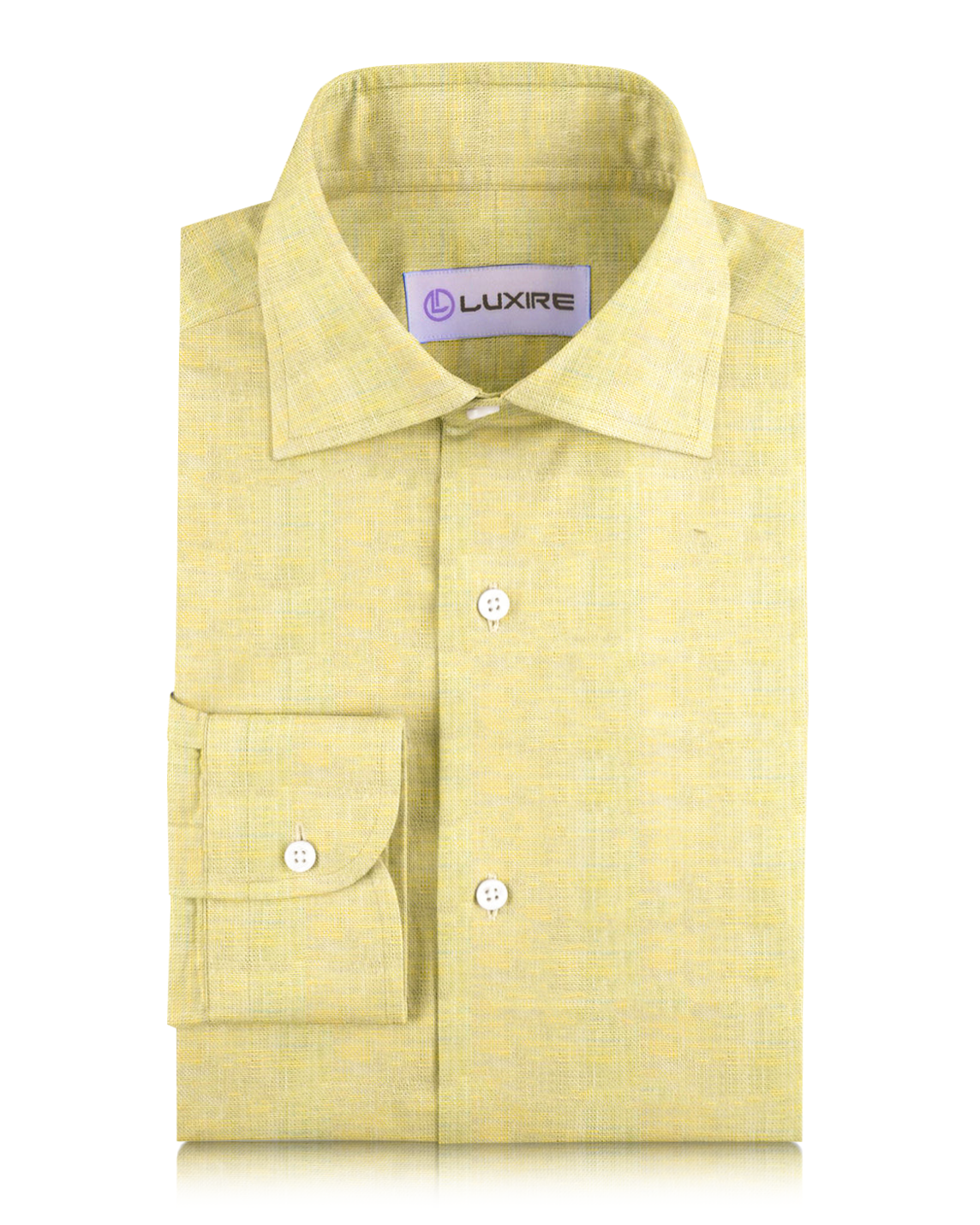 Linen: Pale Yellow End on End