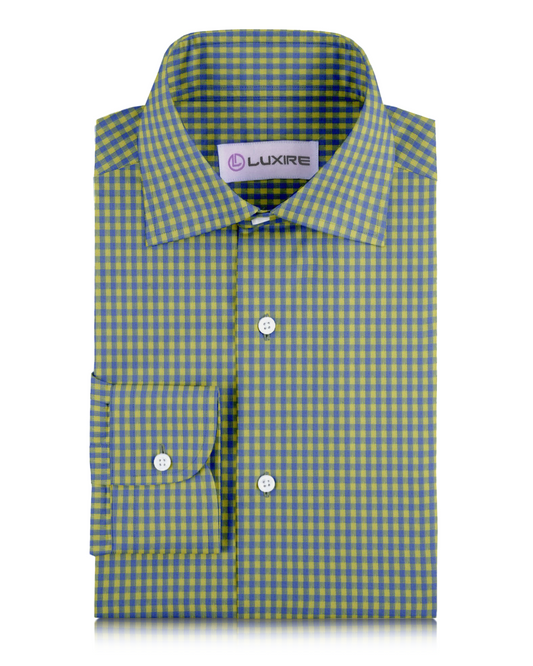 Linen: Yellow Blue Gingham