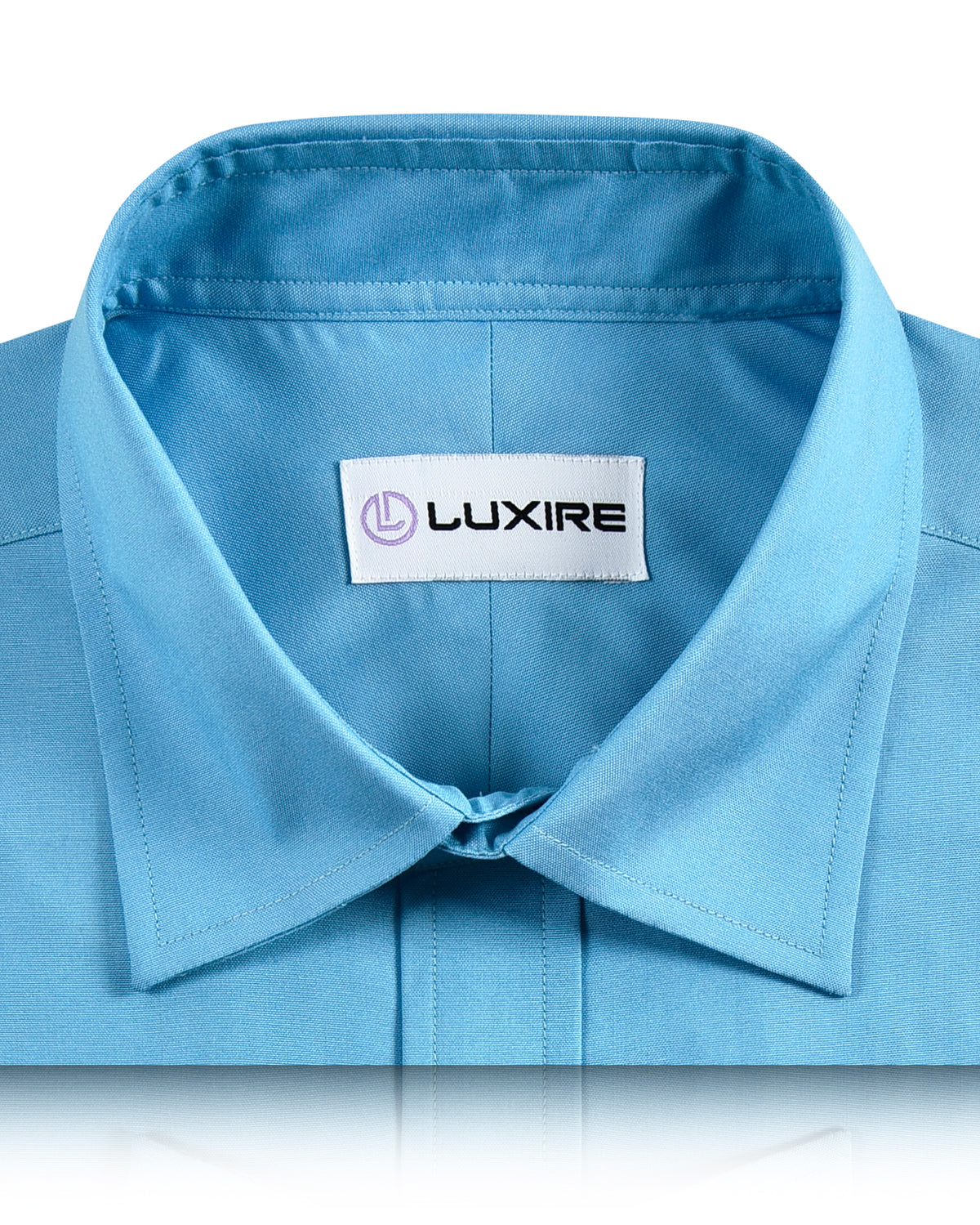Aqua Blue Casual Oxford - 2