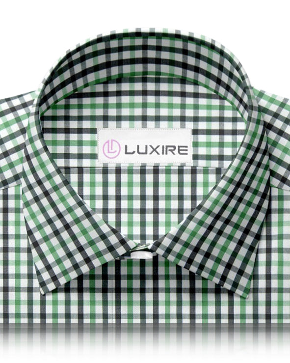 Friday Shirt:Shades Of Green Gingham