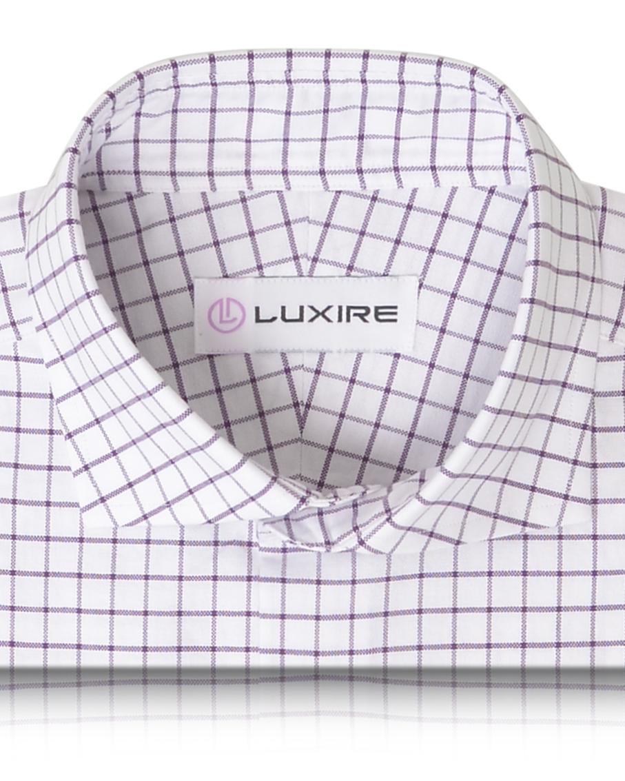 Summer Oxford: Purple White Checks