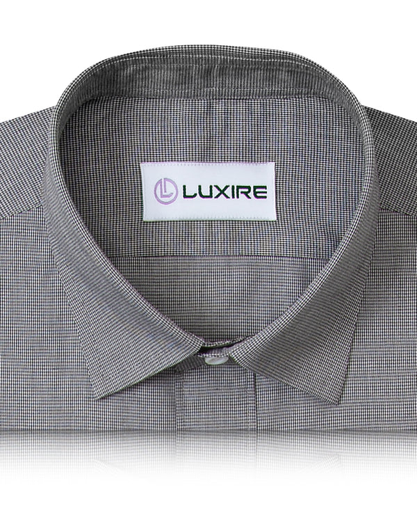 Grey Micro Houndstooth
