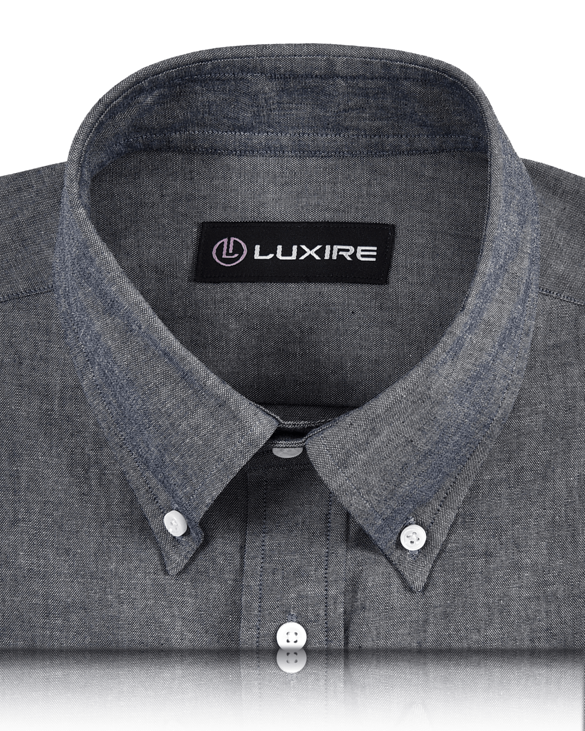 Blue Denim Slubby Chambray Shirt - 2