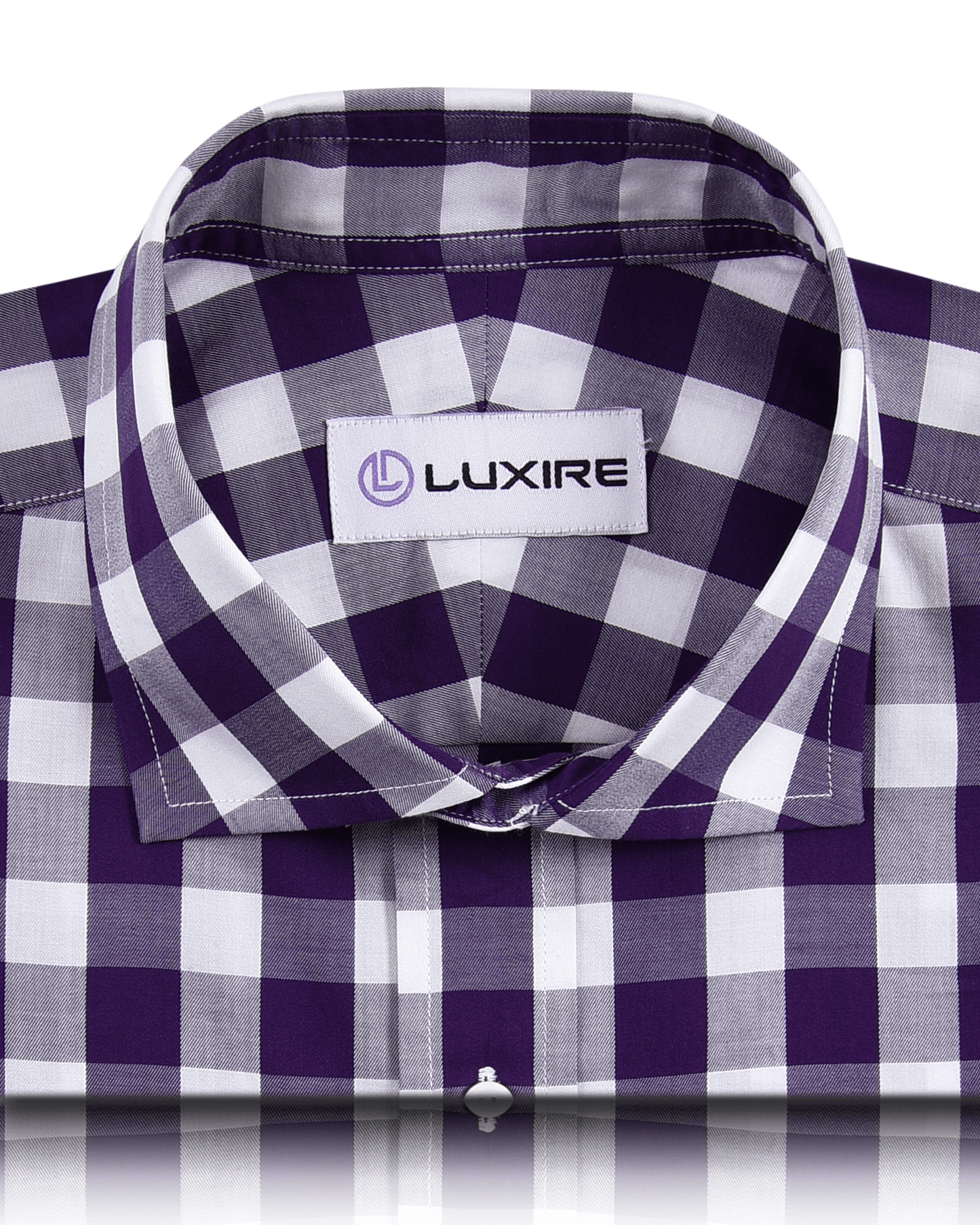 Monti Purple Mid Gingham Shirt