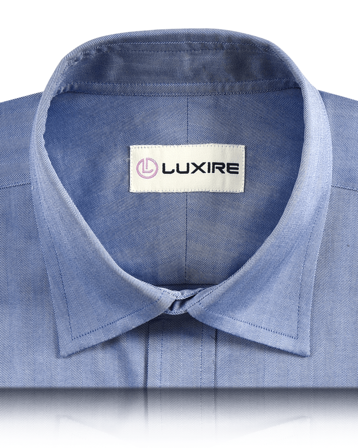Classic Blue Herringbone - 2