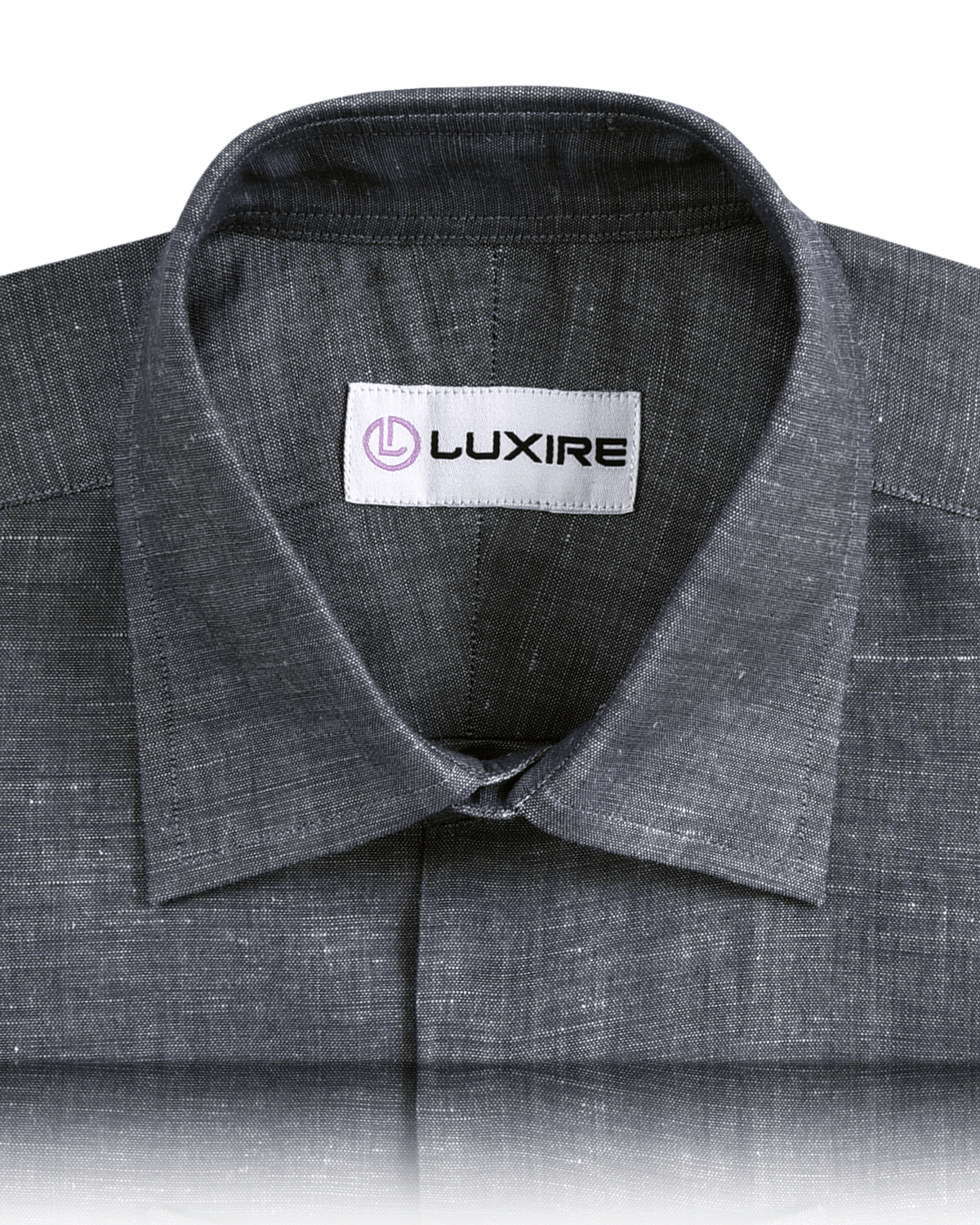 Cotton Linen: Greyish Navy Chambray - 2