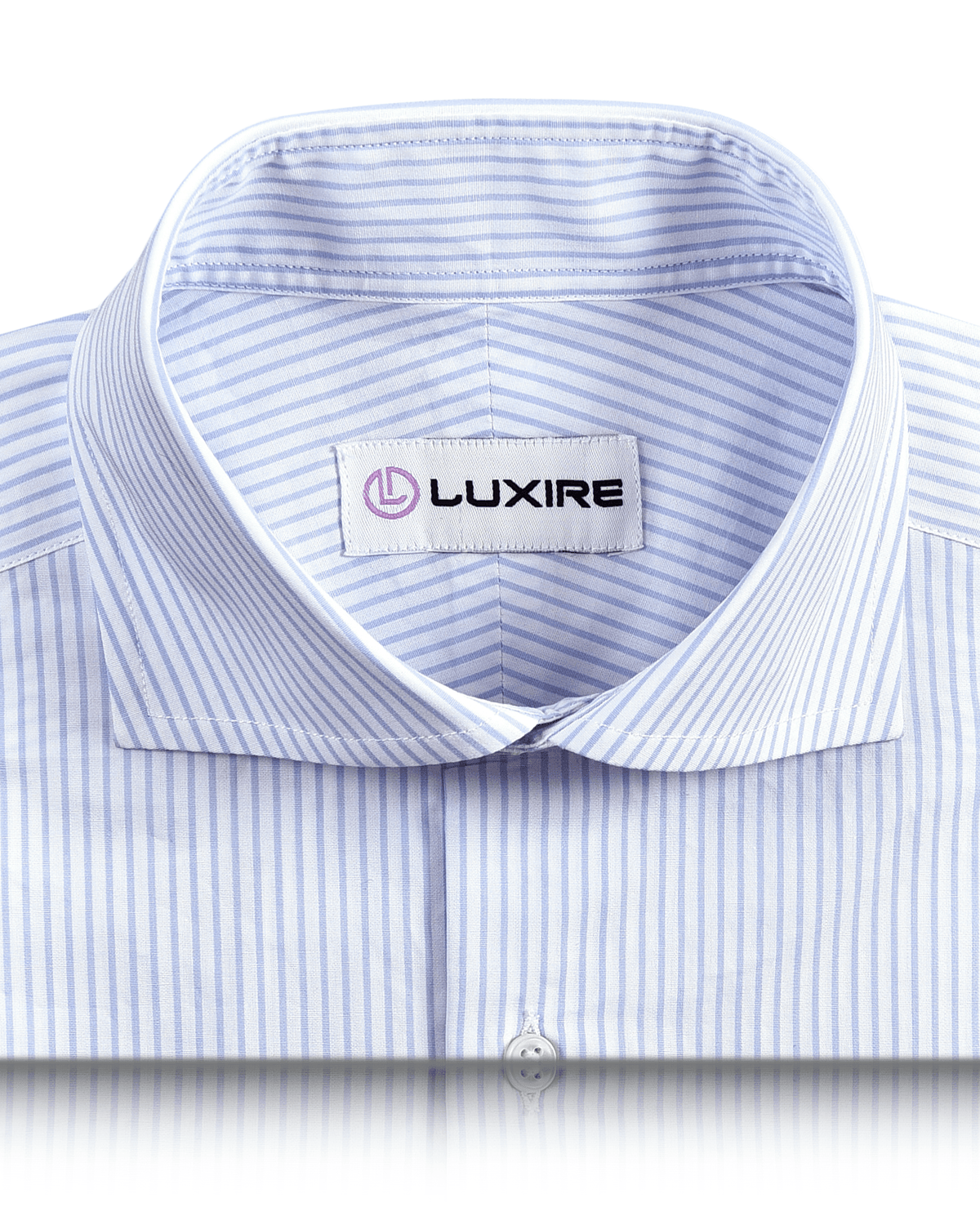 Pale Blue Dress Stripes Shirt - 2