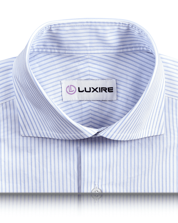 Pale Blue Dress Stripes Shirt