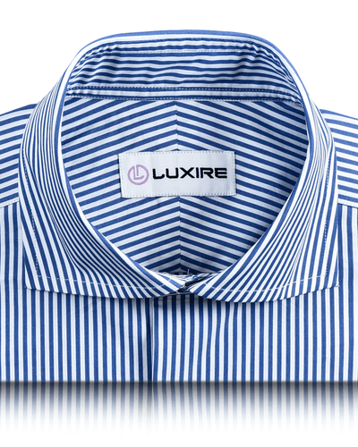 Cornflower Blue White Candy Stripes