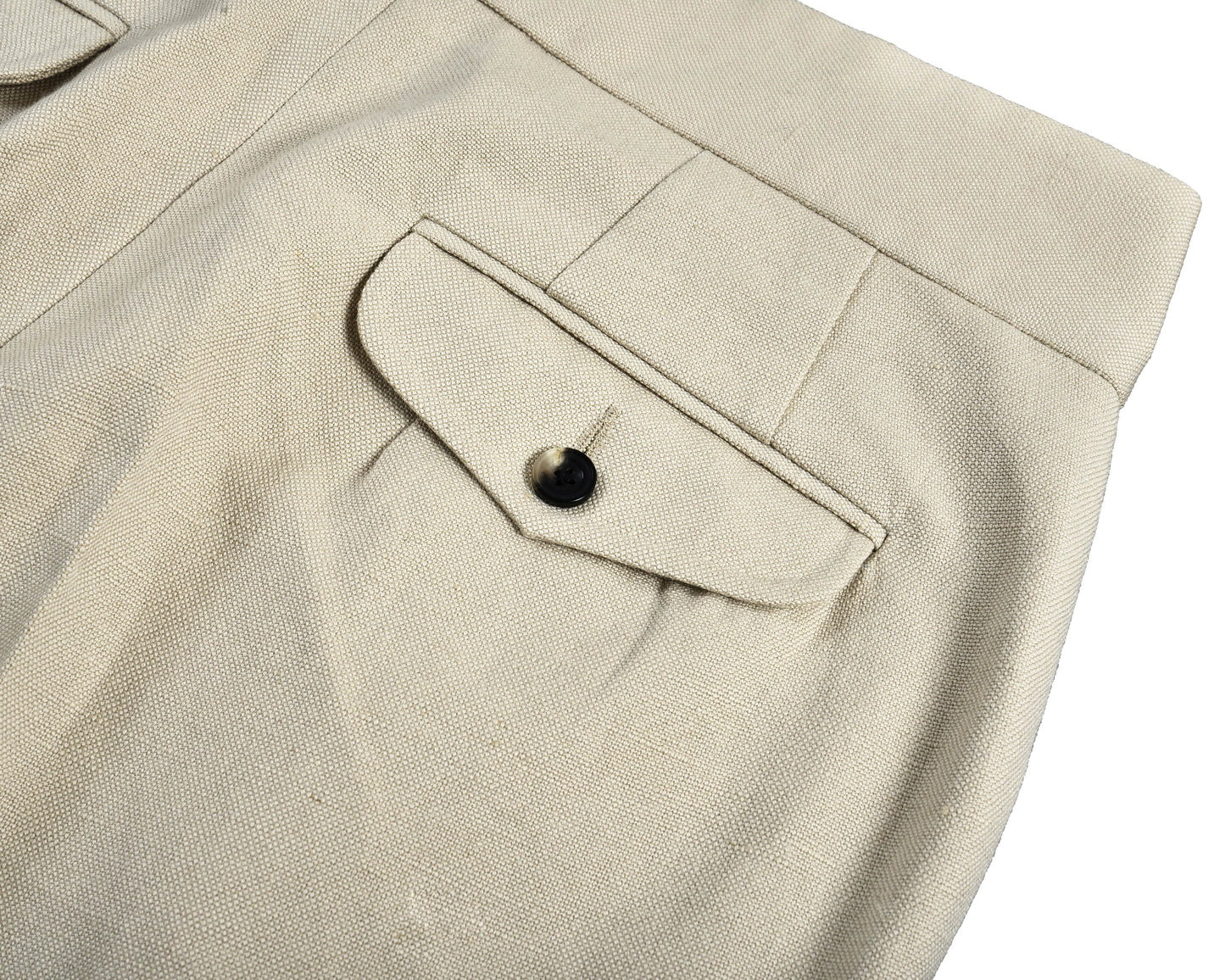 Gurkha Pant in Linen Cotton Canvas:Tan