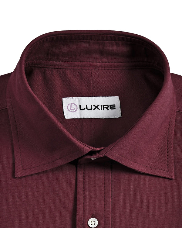 Maroon oxford Shirt