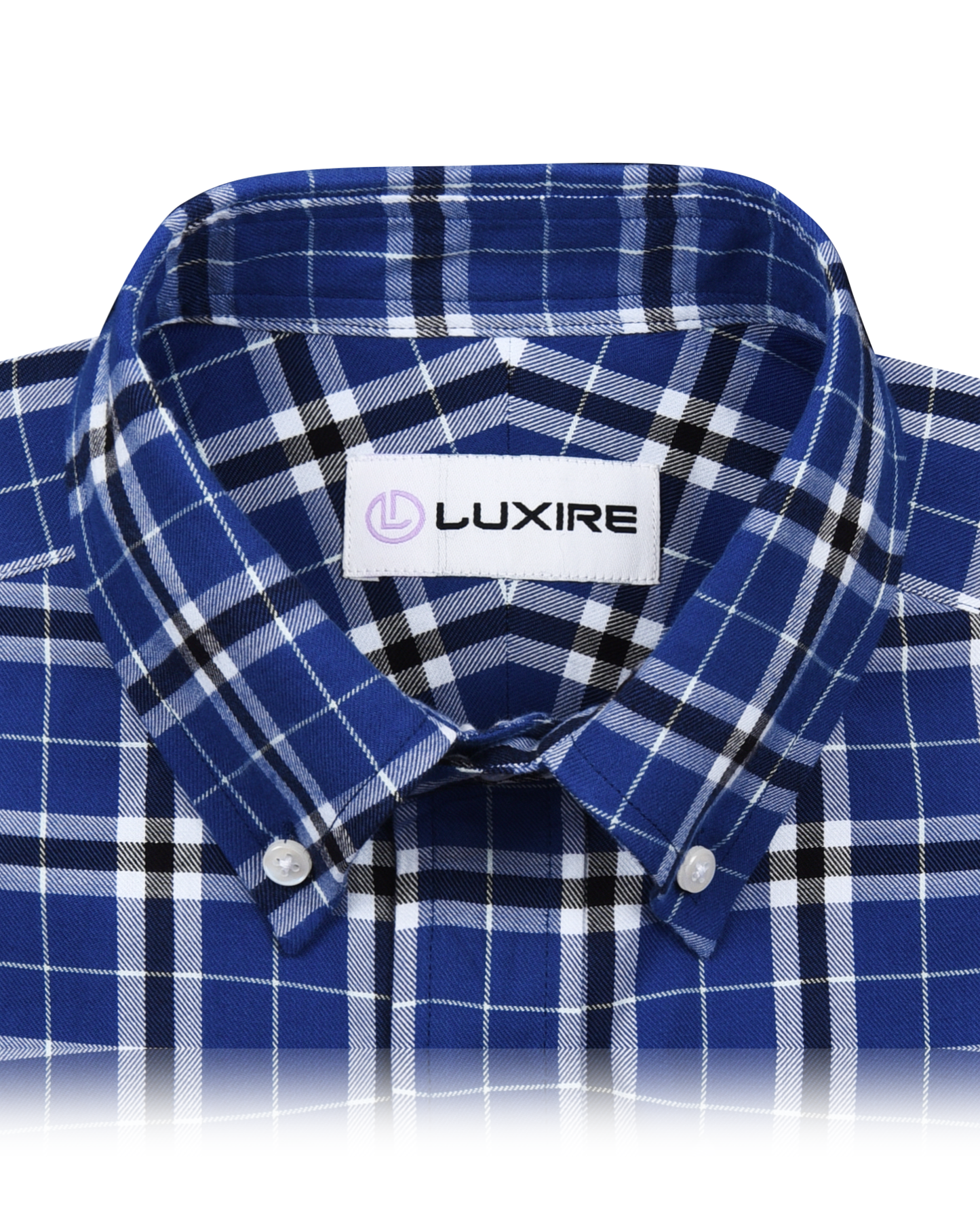 Blue Plaid Twill Checks