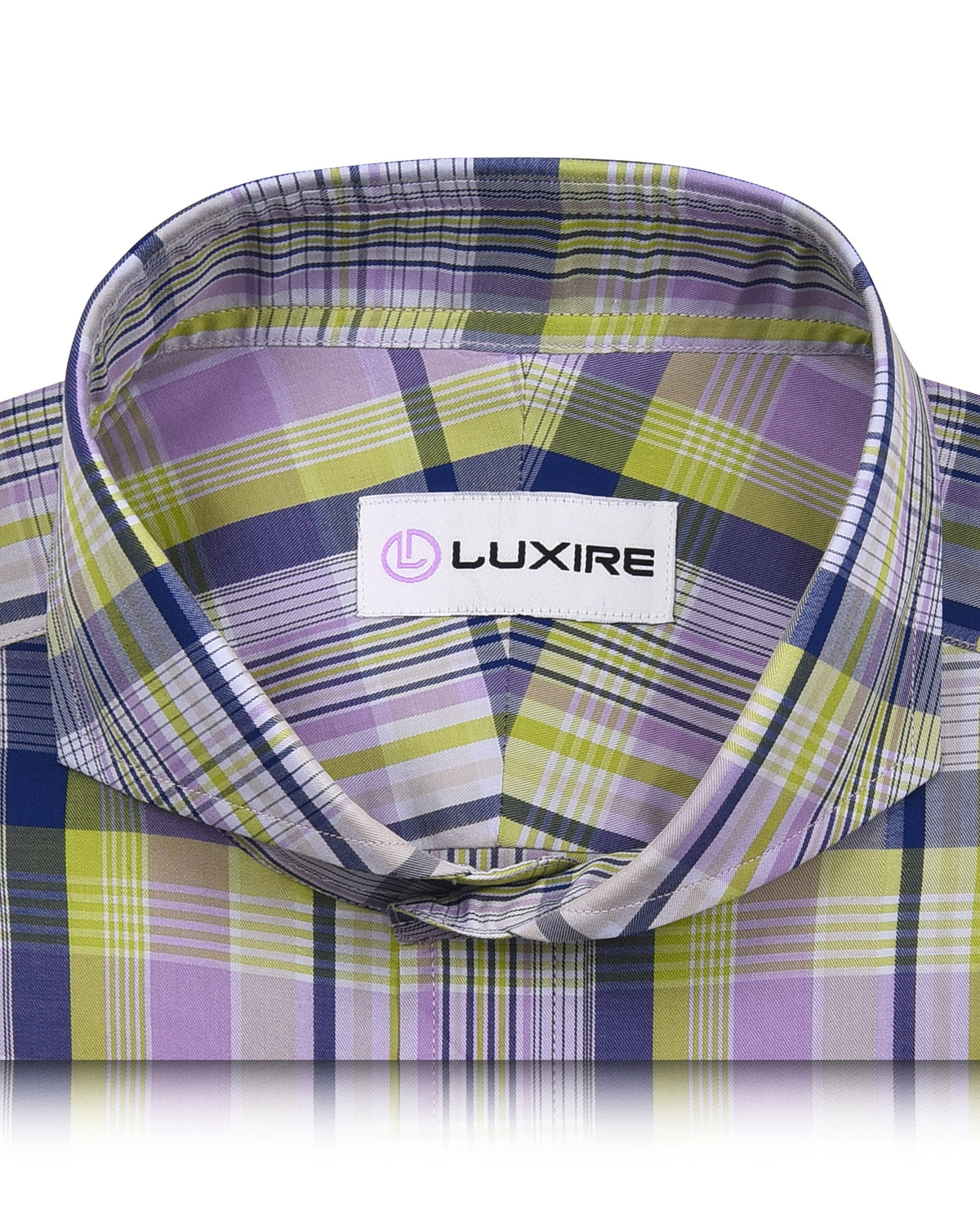 Muave Blue Lime Checks 140/2 - 2