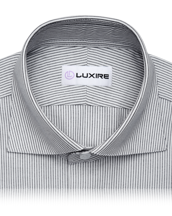 Black on White Pin Stripes