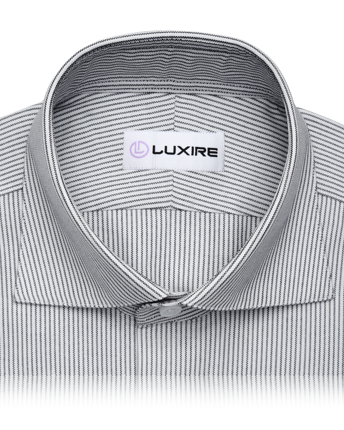 Black on White Pin Stripes