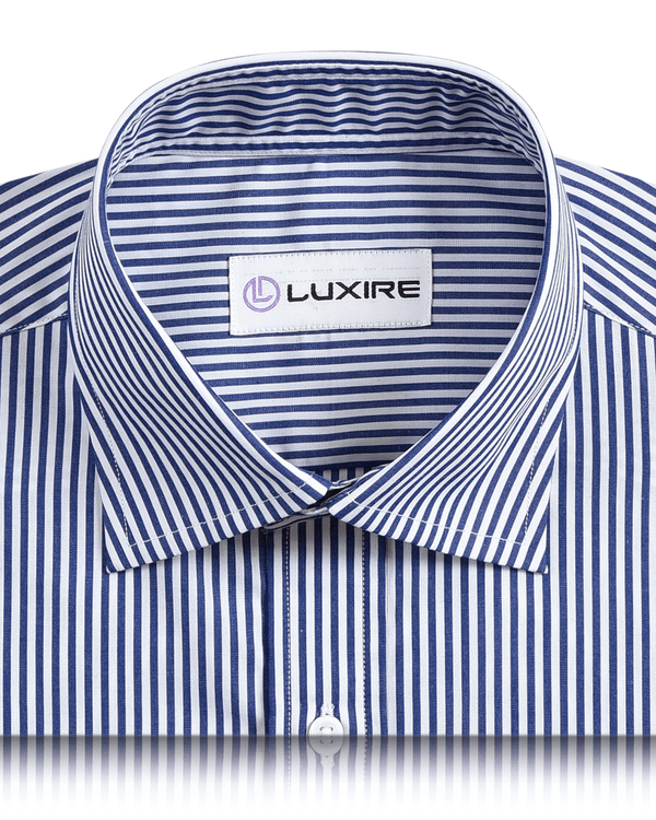 Dark Blue Awning Stripes Shirt
