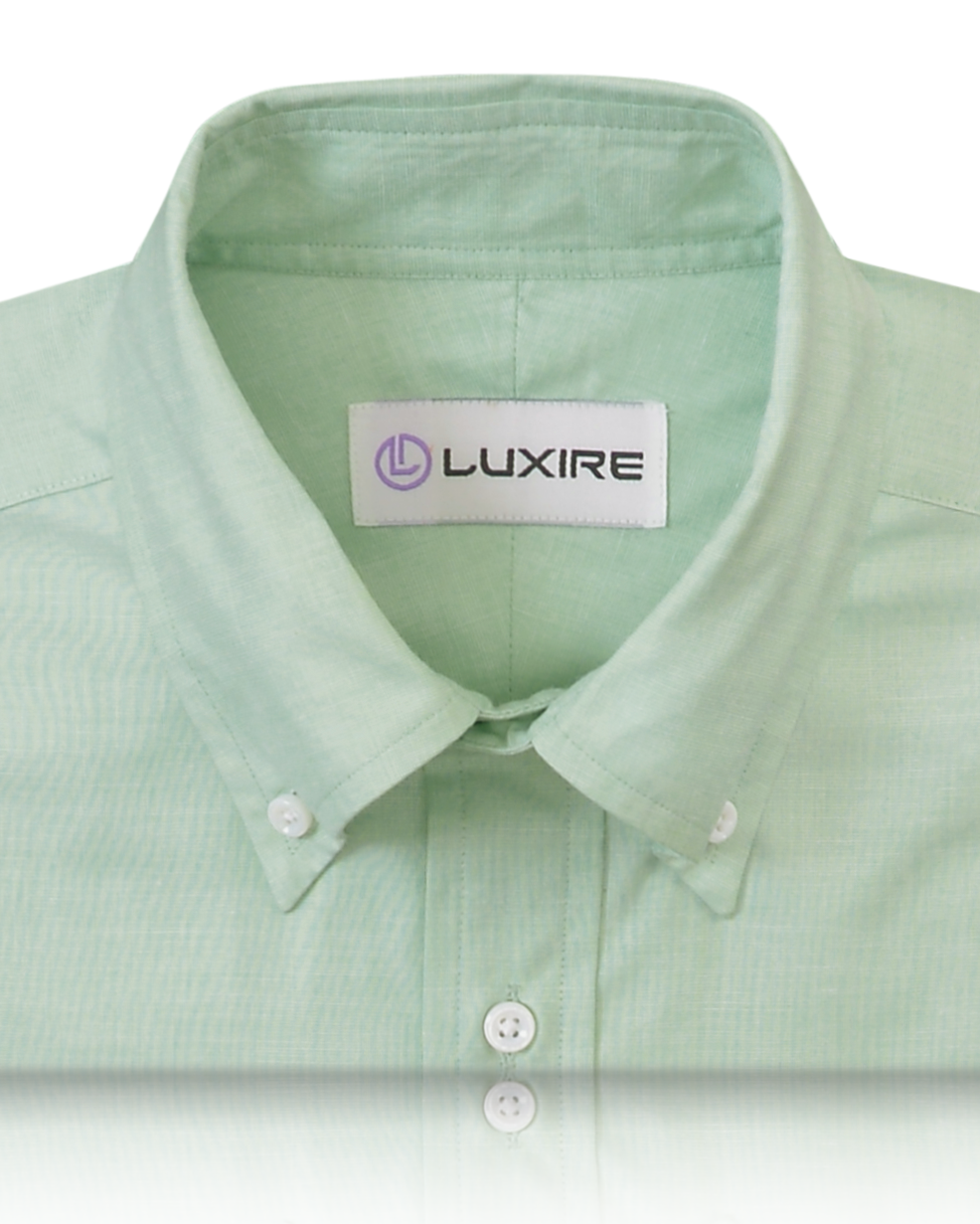Cotton Poly: Green End On End Shirt