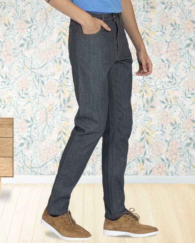 Luxire Selvedge: Grey Jeans - 1
