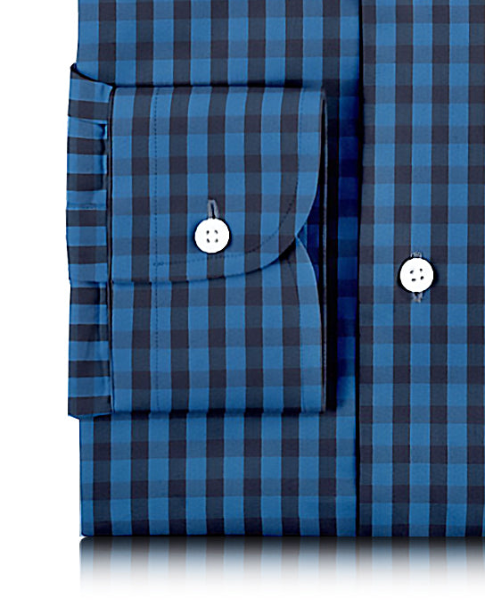 Shades of Blue Large Gingham