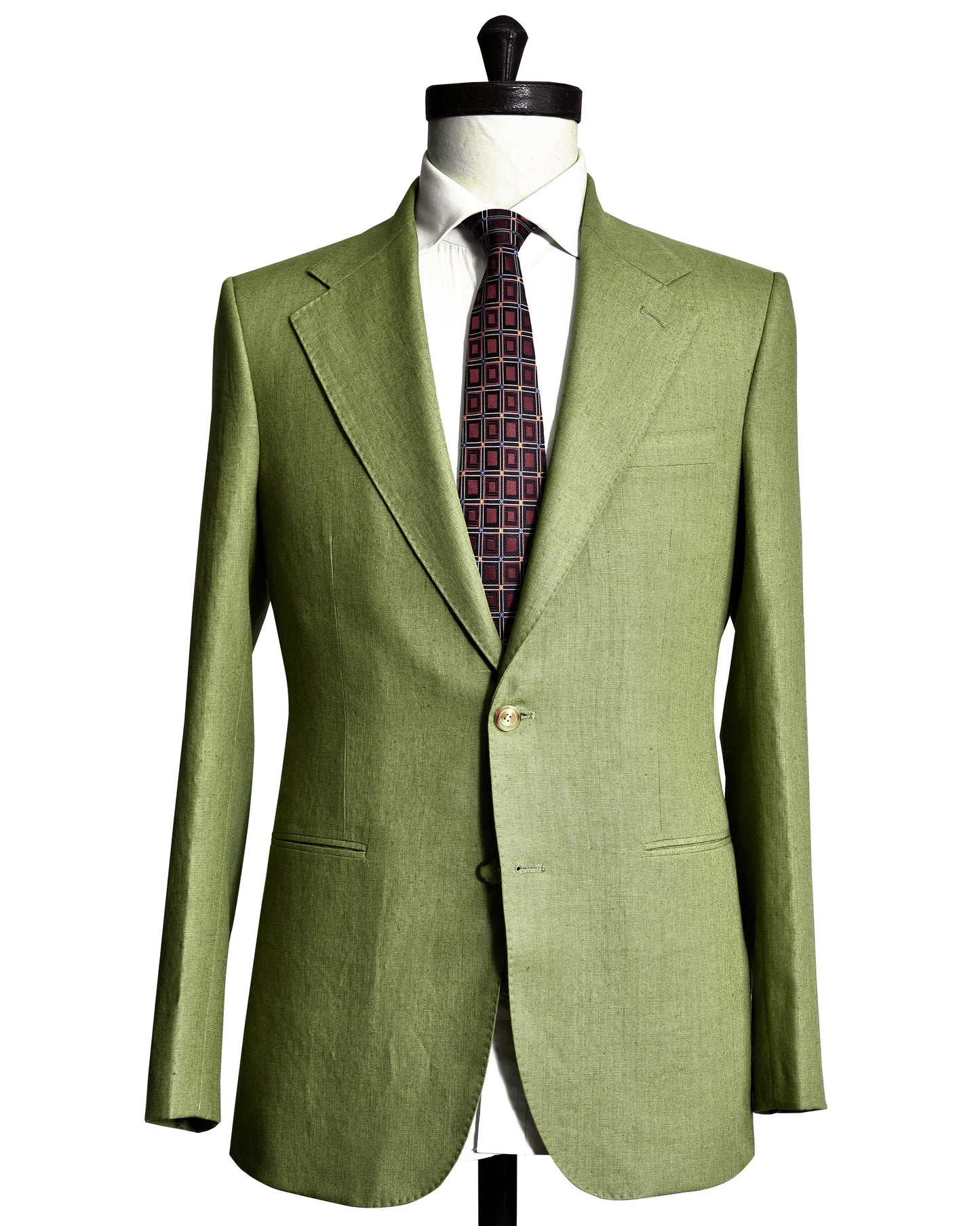 Linen Fern Green Jacket