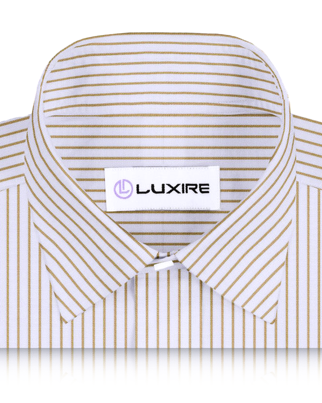 Cotton Linen: Ecru Stripes On white - 2