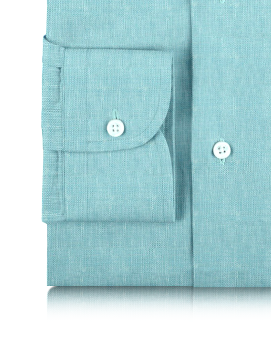 Linen:Light Blue End on End