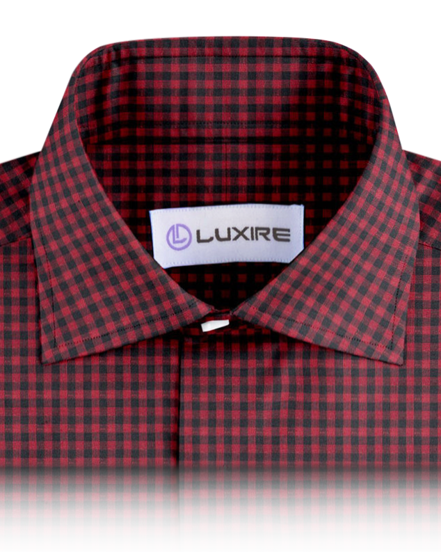 Linen:Red Black Gingham Checks