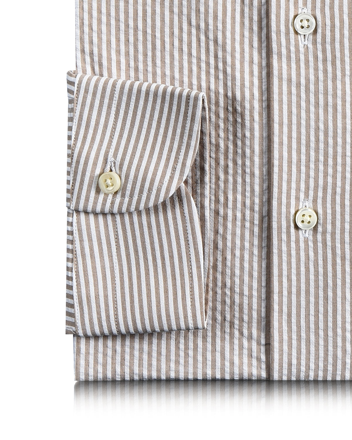 Brown White Awning Stripes - 3