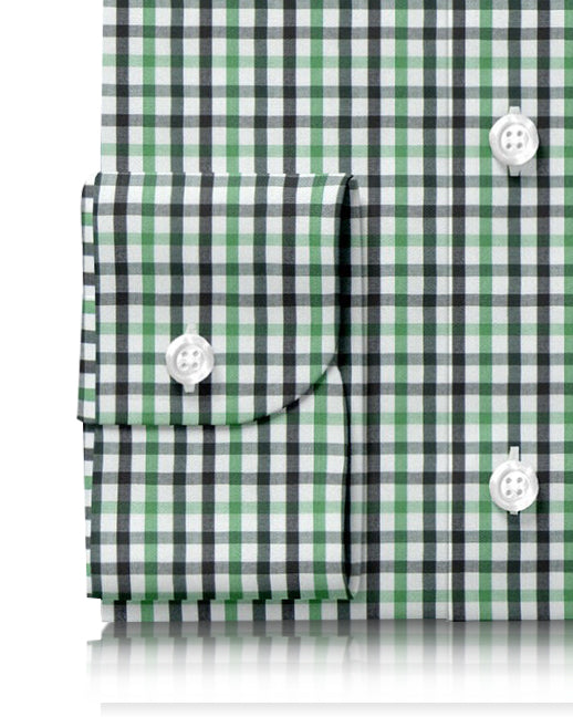 Friday Shirt:Shades Of Green Gingham