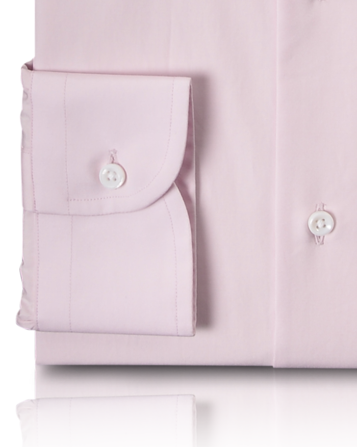 Pale Baby Pink Plain Light Poplin Shirt