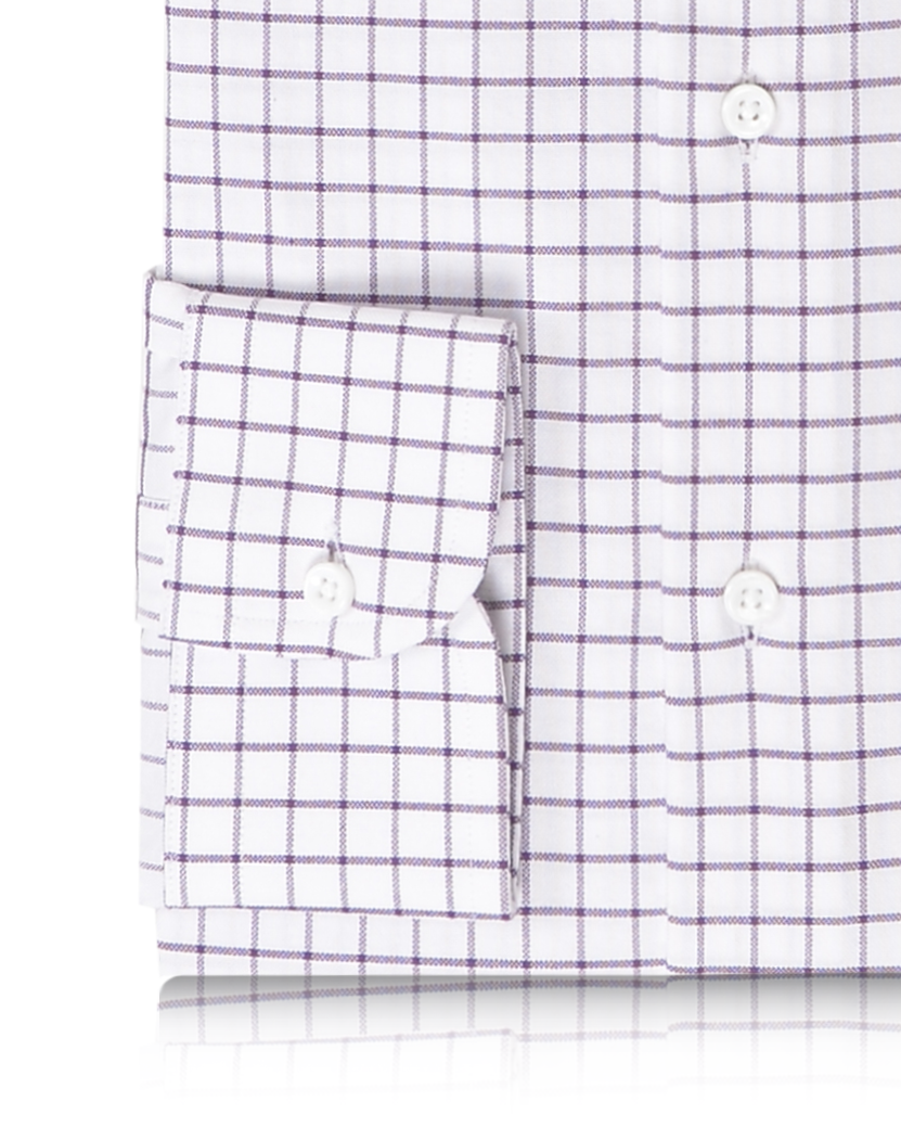 Summer Oxford: Purple White Checks