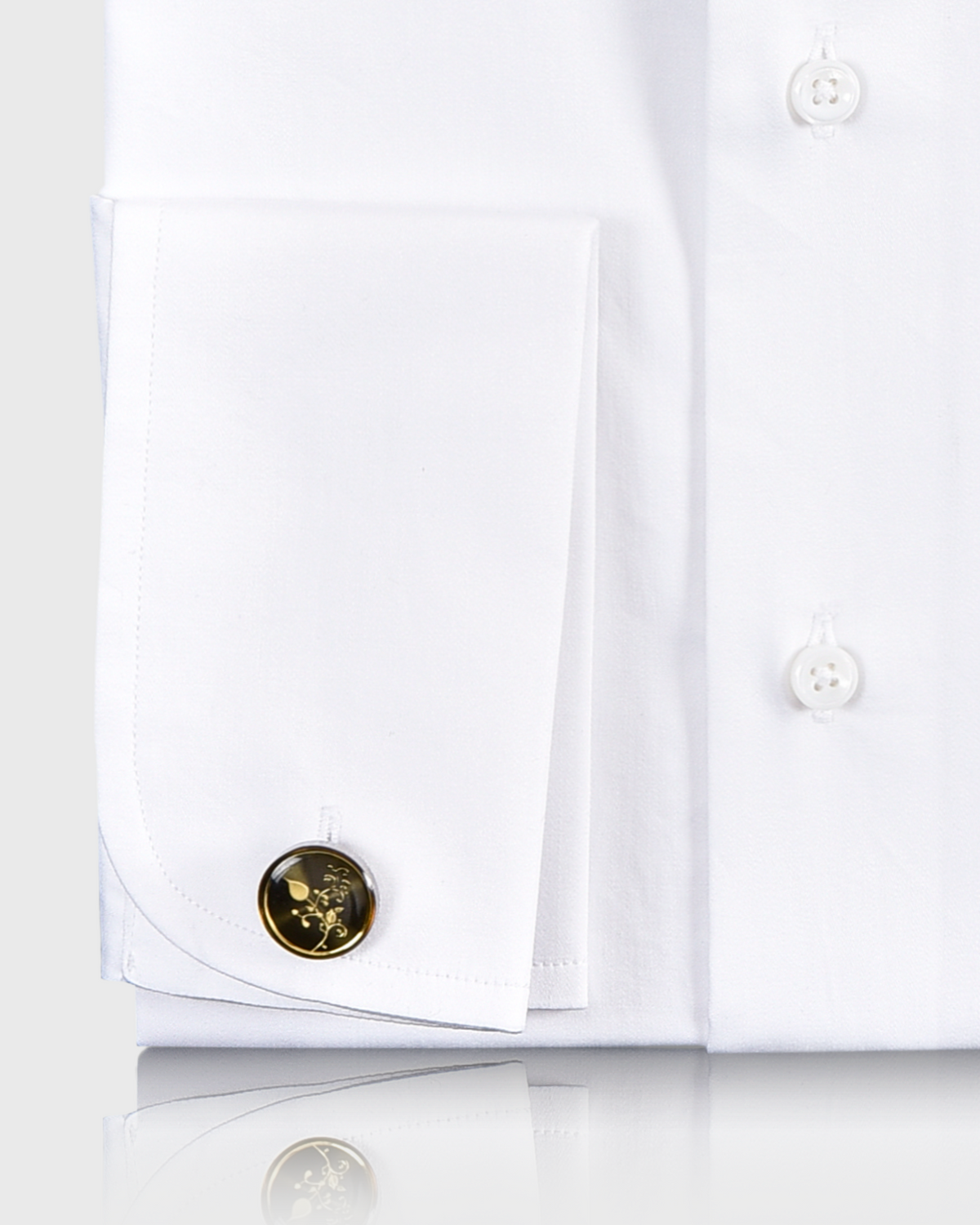 Brembana 2-Ply Giza White Business Twill Shirt - 3