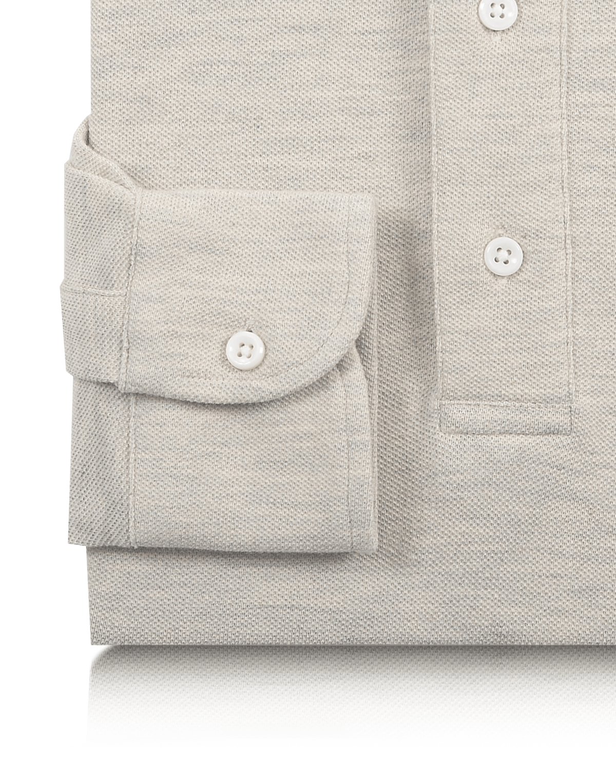 Cloud Grey Heather Polo T-shirt - 3