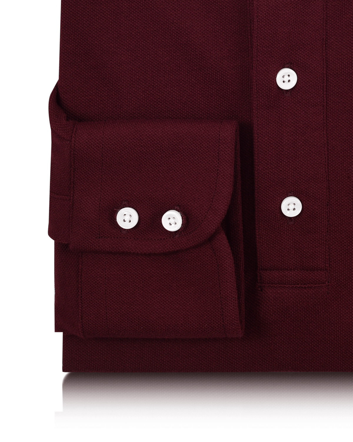Deep Maroon Polo T-shirt - 3