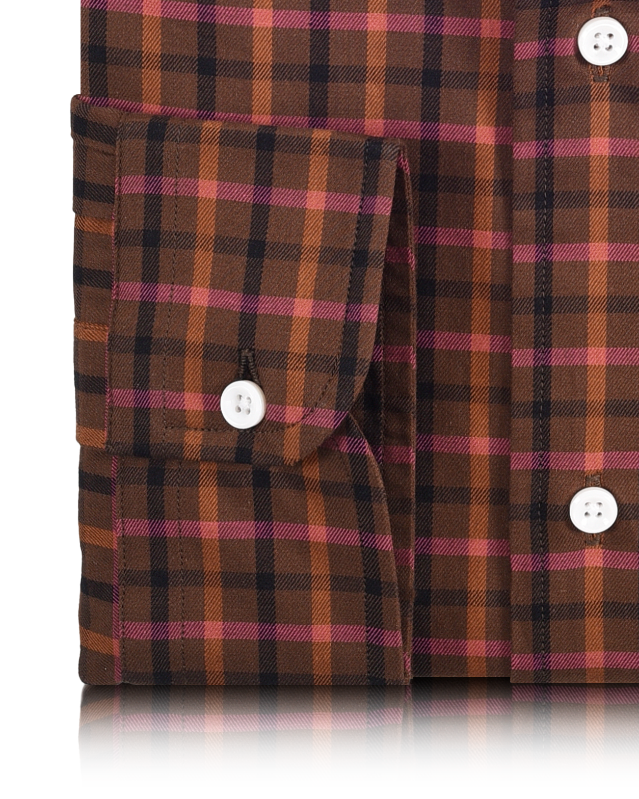 Checks: Pink Tan Black Tattersall