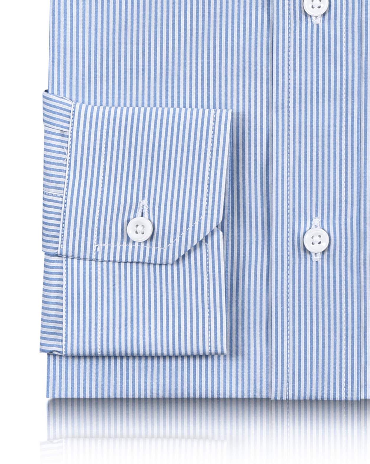 EZS Blue Dress Stripes Shirt