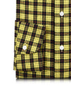 Yellow Black Tattersall Flannel