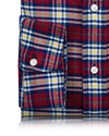 Majenta Blue Tartan Flannel