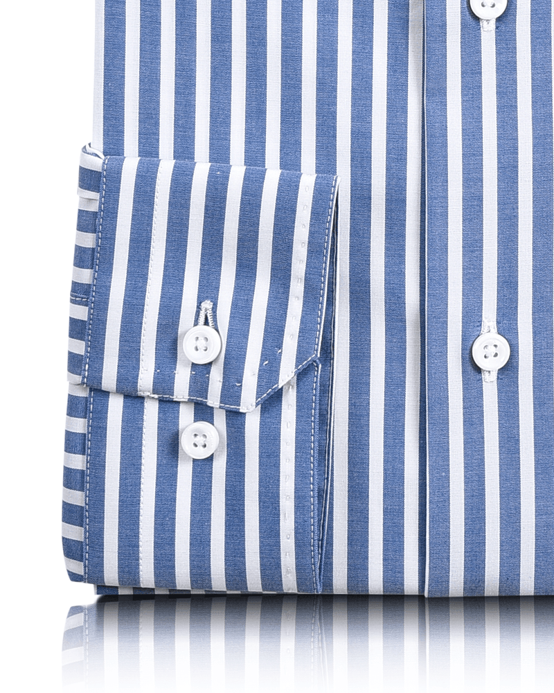 Cornflower Blue Bengal Stripes Shirt