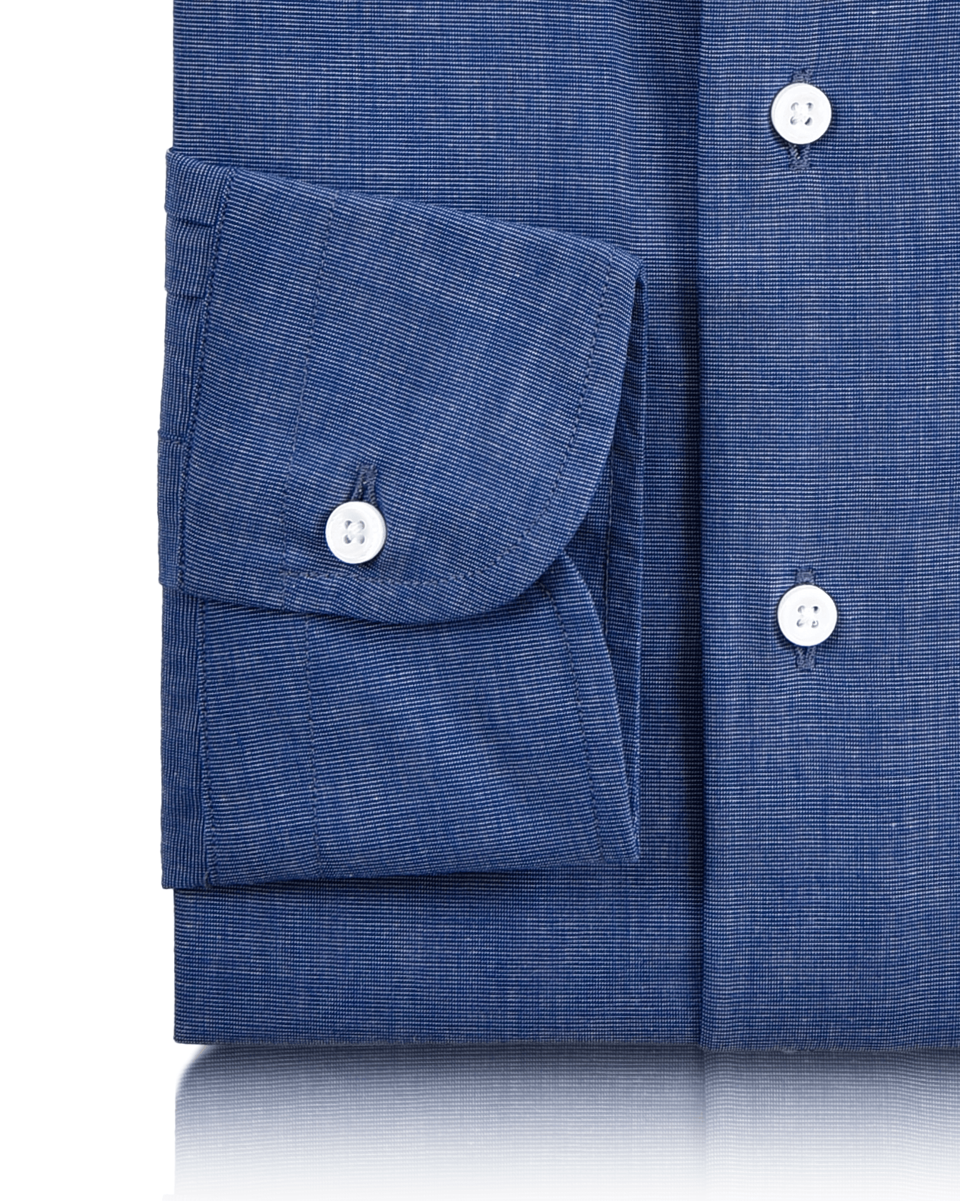 Blue End on End Dress Shirt