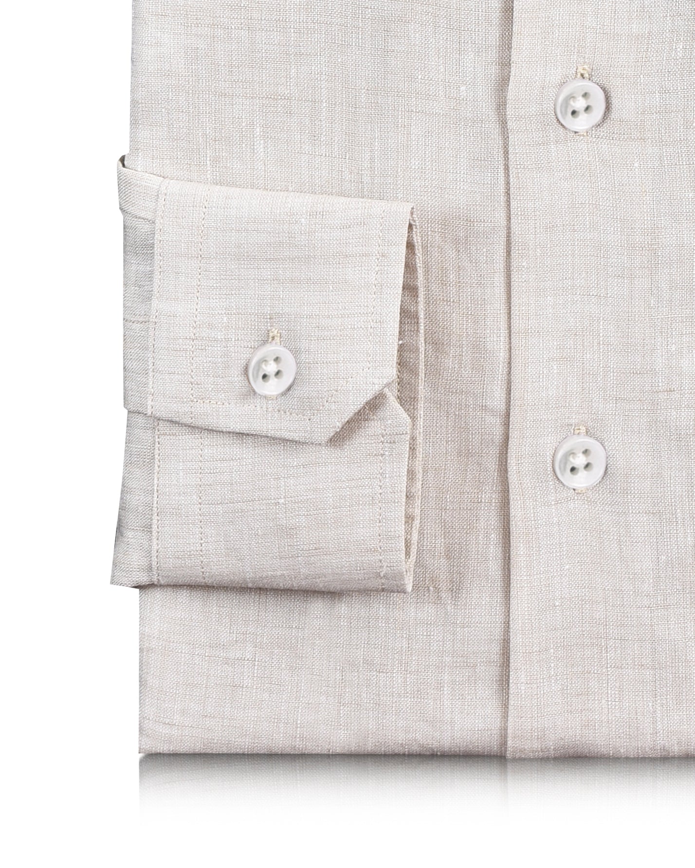 Ecru Textured Linen