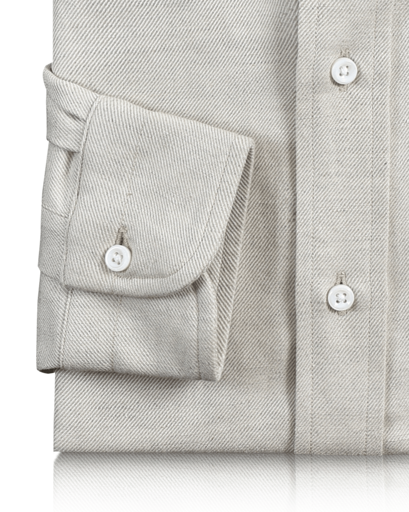 Linen Cotton: Cream Twill