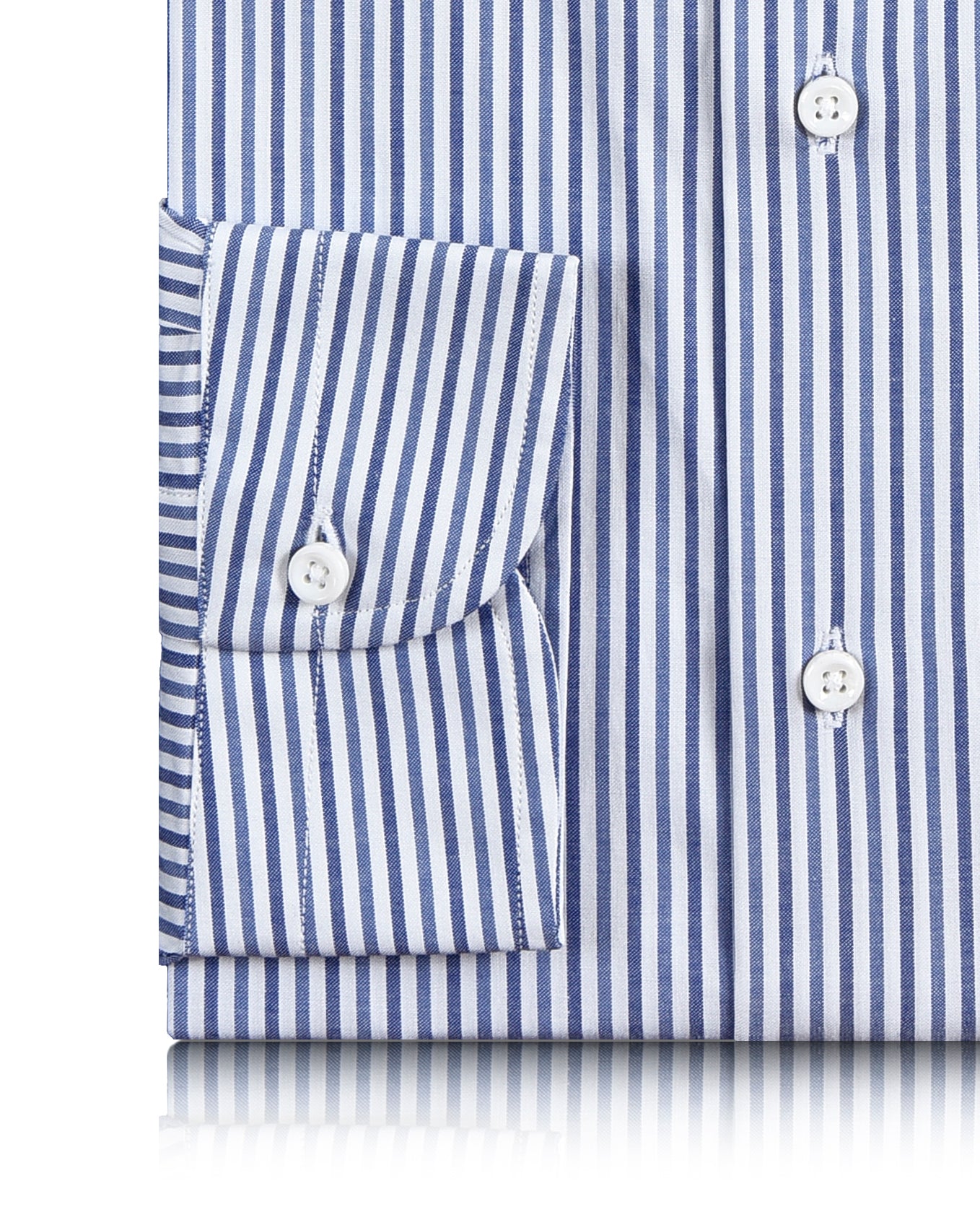 Shades of Blue University Stripes Oxford