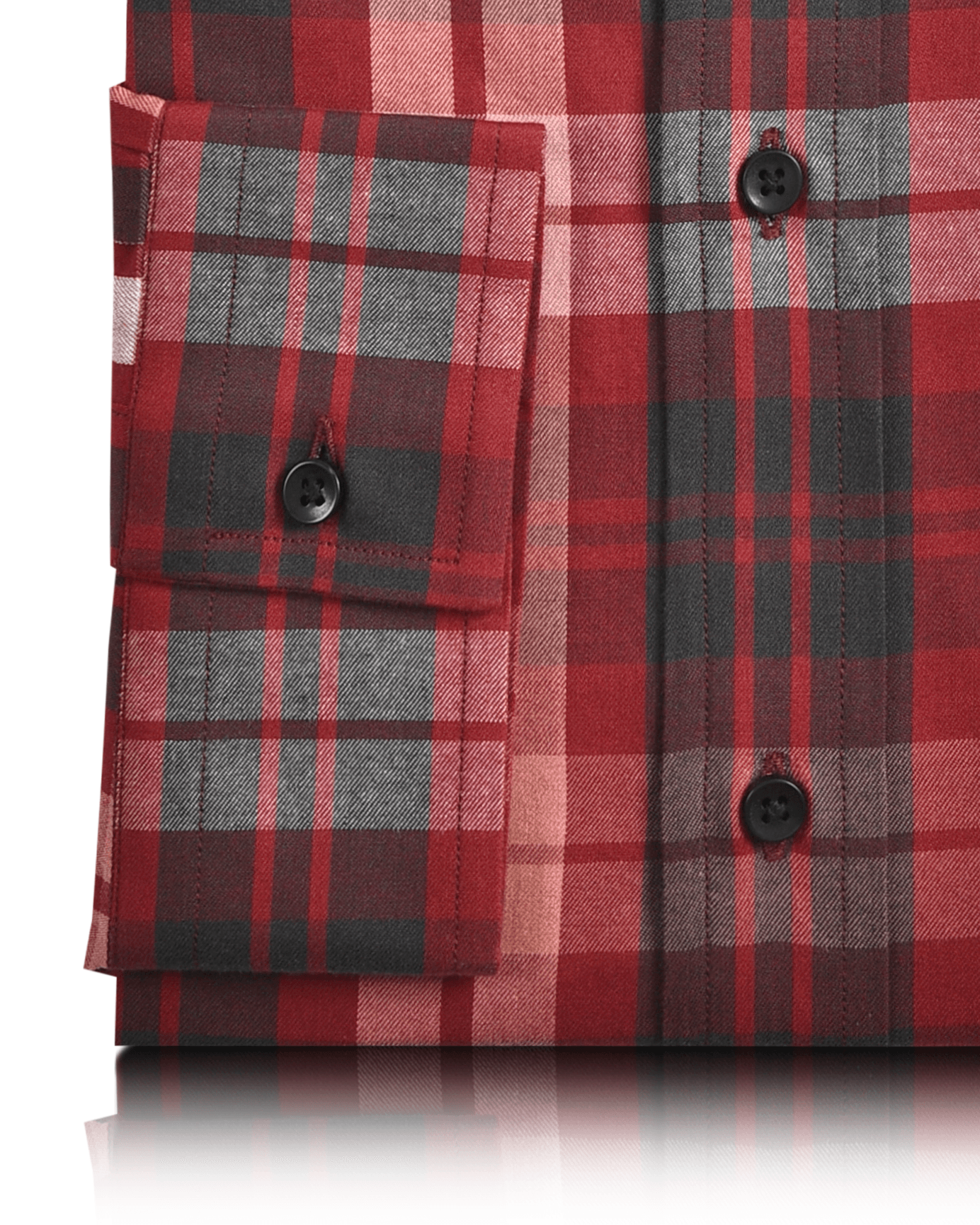 Red Grey Checks Shirt