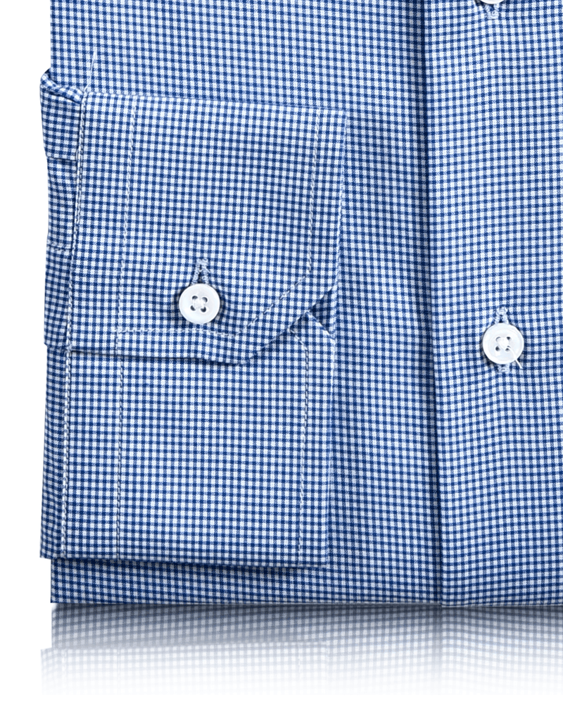 Blue Micro Checks